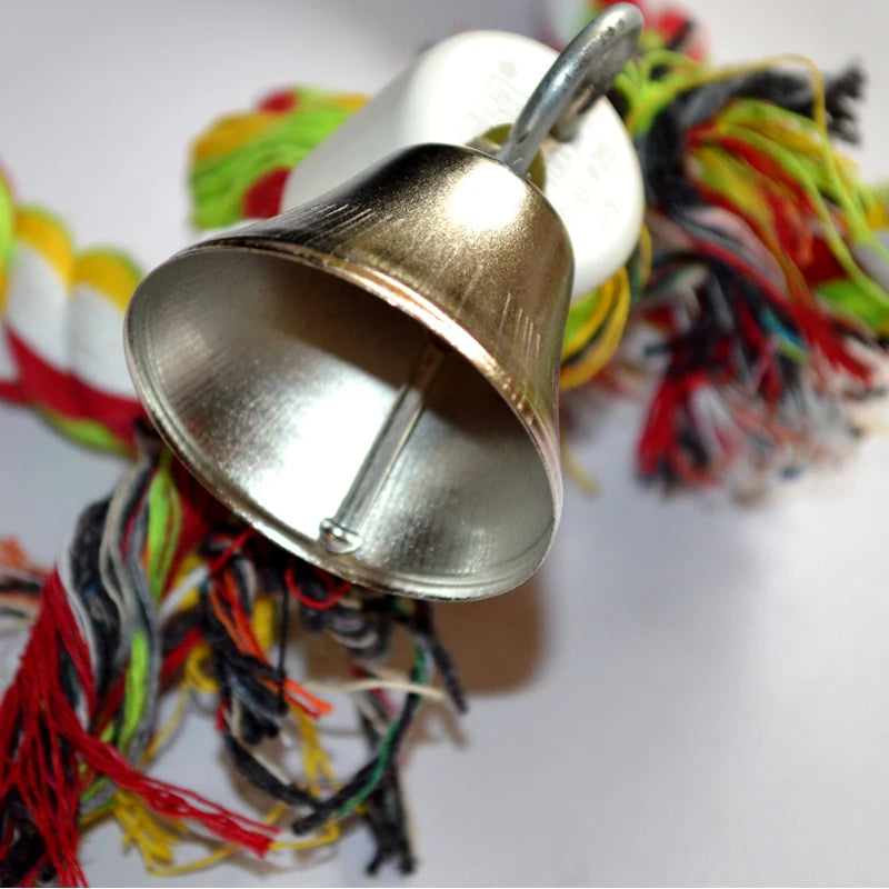 CN Zhejiang Parrot Rope Toy Standing Cage Perch Climb Swing