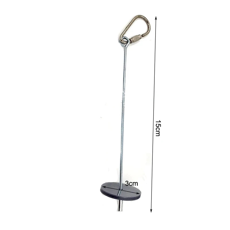 1/2pcBird Toy Skewer Fruit Spear Hanging Holder Pet Parrot Parakeet Meat Feeding Fork Stainless Steel Stick For Vegetable Skewer