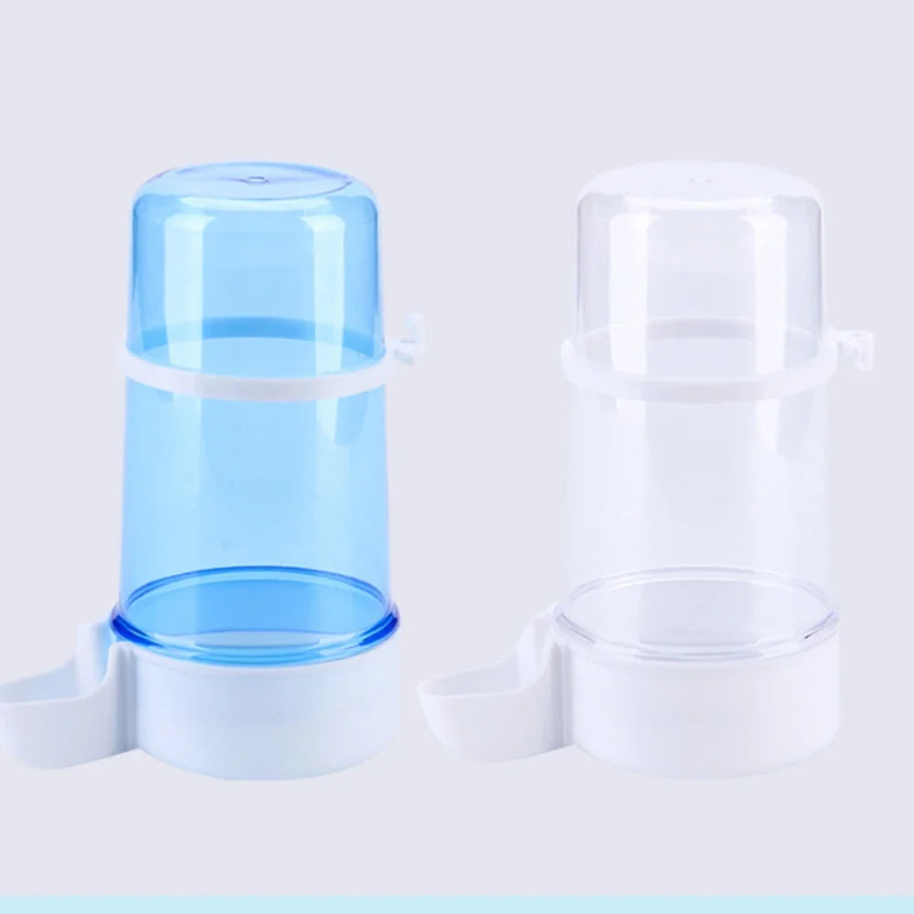 Automatic Bird Feeder and Water Drinker with Adjustable Clip – Hanging Design Perfect for Parrot, Budgie, Cockatiel Cage Pets