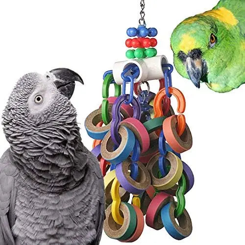  Medium to large parrot toys, bird toys, chew toys, grind teeth, and relieve boredom toys