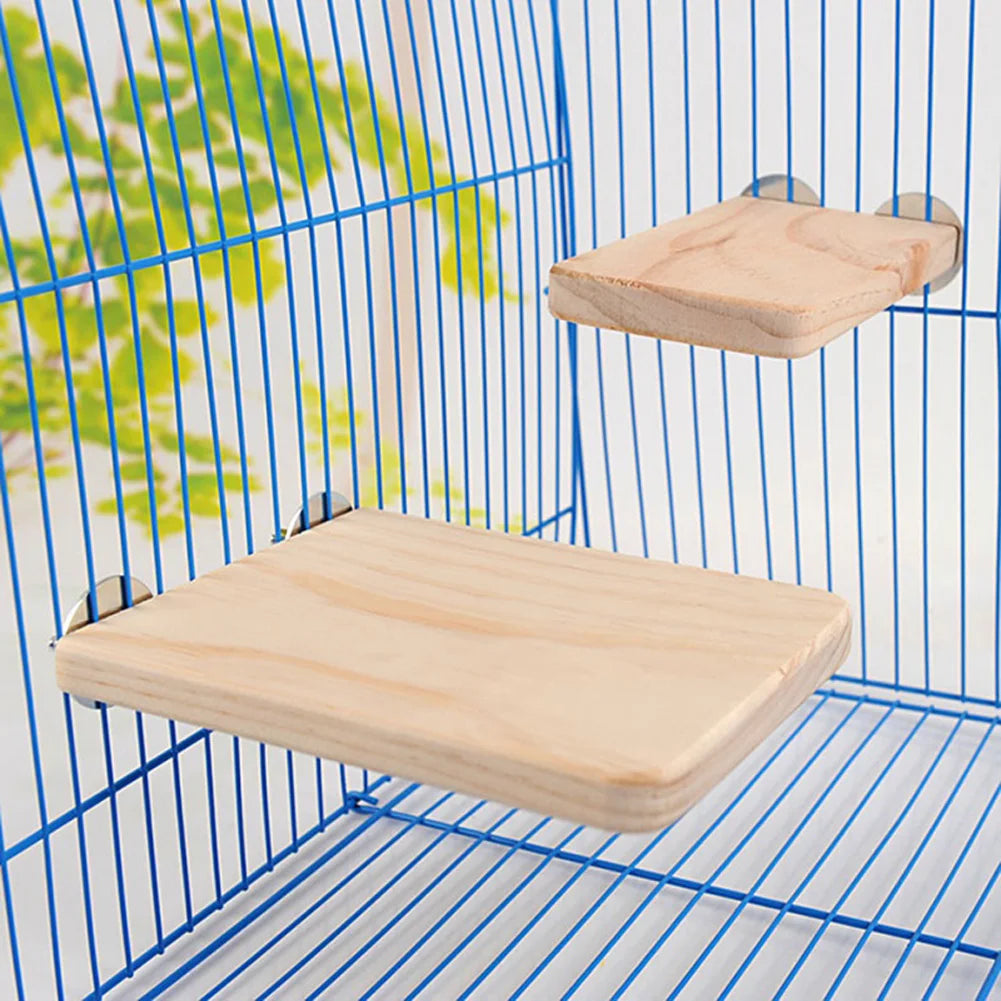 HobbyLane Wooden Springboard Bird Small Pet Platform Toy