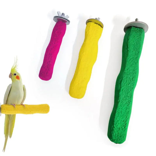 Pet Paw Grinding Stick Bird Parakeet Parrot Toy Grinder