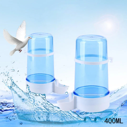 Automatic Bird Feeder and Water Drinker with Adjustable Clip – Hanging Design Perfect for Parrot, Budgie, Cockatiel Cage Pets